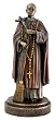 Saint Martin de Porres - Cold Cast Resin (H: 7.5" x L: 3.25" x W: 3.25" & 1.31 lbs)
