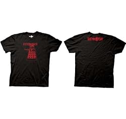 Dr. Doctor Who Exterminate Black T-shirt Tee