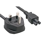 Cablelera 3 Pin U.K. Notebook Power Cord, BS 13636 to IEC320 C5, 6', 18 AWG, 250V, 5A Fuse (ZWACVAA7-06)