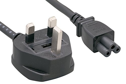 Cablelera 3 Pin U.K. Notebook Power Cord, BS 13636 to IEC320 C5, 6', 18 AWG, 250V, 5A Fuse (ZWACVAA7-06)