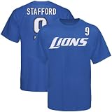 Reebok Detroit Lions Matthew Stafford Youth Name & Number T-Shirt Large