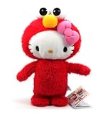 Furyu Hello Kitty x Sesame Street Walking Plush - 3257 - 9" Elmo Kitty