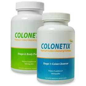 Colonetix- Powerful Detox - Colon Cleanse - Eliminate Toxins & Waste - Vitamin C & E - Acai - Natural