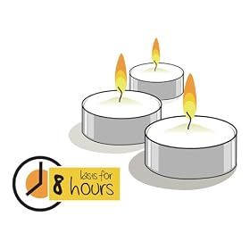 50 Long Burning Tea Lights (8 hours) from Light a Lantern