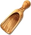 Naturally Med - Olive Wood Salt Scoop