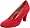 Red Fancy Suede