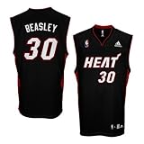 Michael Beasley Jersey adidas Black Replica #30 Miami