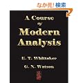 A Course of Modern Analysis