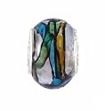 Pandora Style Charm Bead (Z118) Murano Style / Lampwork Glass (14mm x 10mm) (fits Troll too)
