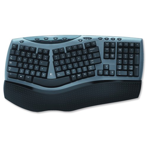 Childrens Toyshop  Electronics : Logitech Comfort Laser Cordless Keayboard & Mouse [RF, PS/2, USB, Charcoal]