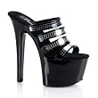 7 Inch Sexy High Heel Shoes Clubwear Dancer Disco Ball Mirrors