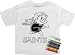 New Orleans Saints Toddler Magic Crayon Coloring Tee Shirt Set - 3T