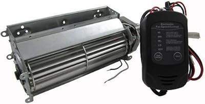 75 CFM Fireplace Blower + Speed Control Gas Insert Replacement Fan 3306 8811001