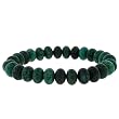 10mm Rondell Stretch Bracelet - Chrysocolla Jasper