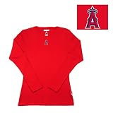 Los Angeles Angels of Anaheim Women's Long Sleeve Signature T-shirt by Antigua Sport
