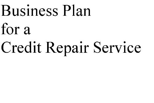 Business Plan for a Credit Repair Service (Professional Fill-in-the-Blank Business Plans by specific type of business with editable CD-ROM)