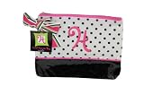 Mud Pie Gifted Initials Cosmetic Bag, Letter H