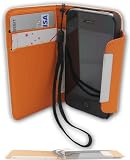 IPHONE 4/4S PREMIUM LEATHER WALLET/CASE/COVER Electronics