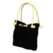 EXP Handcrafted Hemp and Bamboo Purse, Black