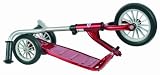 Caritan - 59502 - Vélos et Patinettes -Patinette Zik+ pliable tout métal Rouge [Emballage « Déballer sans s'énerver par Amazon »]