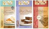 123 Gluten Free Mixed 3 Pack (1x Brownie Mix 2.45oz, 1x Biscuit Mix 17.76oz, 1x Pan Bars 20.48oz)