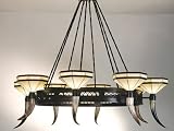 19985 - Old Forge Top Ridge Eight-Light Chandelier