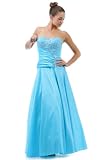 Ball Gown Strapless Formal Prom Wedding Dress #2690