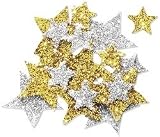 Jolees By You, Glitter Stars, Gold and Sliver