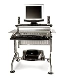 Computer Desk in Black Glass GPC04 - Innovex - DP004G29