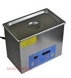 3/4 Gallon Digital Heated UltraSonic Cleaner Stainless Steel Gal Ultra Sonic