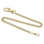 Charles-Hubert, Paris 3548-G Stainless Steel Gold-Plated Pocket Watch Chain