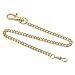 Charles-Hubert, Paris 3548-G Stainless Steel Gold-Plated Pocket Watch Chain