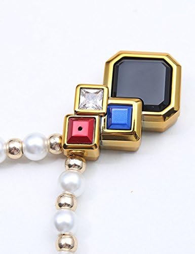 CiCOTEX Necklace-Like Bluetooth Stereo Headset 4.1 Outdoor Bluetooth Car Headphone Earbuds Handsfree Calling With LED For Iphone Samsung HTC And Other Bluetooth Devices (Bead,Gold)