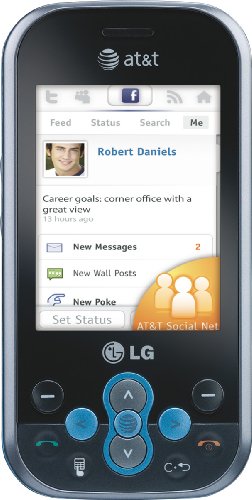 LG Neon GT365 Phone, Gray/Blue (AT&T)