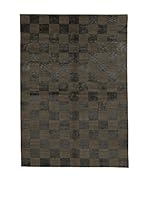 Design Community By Loomier Alfombra Nepal 80K (Antracita/Verde)