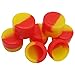 HSZ 50 pcs Silicone Oil Wax Concentrate Container Nonstick Storage Jar Vial Screw Top