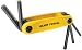 Klein 70570 Grip-It Hex-Key Sets with 5-Inch Sizes, Yellow