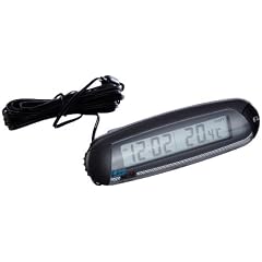 Carpoint 1110006 Thermometer Innen/Aussen mit Uhr und Eis-Alarm