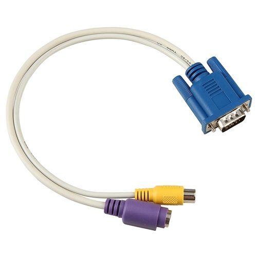 VGA to TV Converter S-Video RCA Cable Adapter