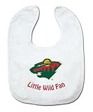 NHL Minnesota Wild White Snap Bib with Team Logo