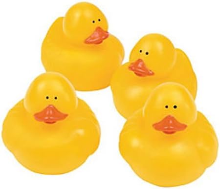 Yellow Rubber Ducks - 12 ct