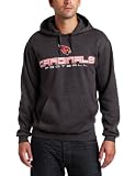 NFL Men's Arizona Cardinals 1st and Goal IV Long Sleeve Hooded Fleece Pullover (Charcoal Heather, X-Large)