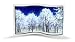 Peggy Karr Snowy Night Handmade Art Glass Wave Sculpture