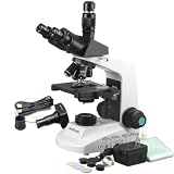 AmScope 40X-2000X Student Biological Compound Microscope + USB Digital Camera