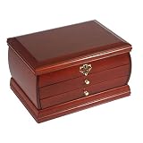 Jewelry : Red Star Lila Cherry Finish Jewelry Box