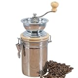 Danesco Stainless Steel Manual Coffee Grinder - 8 Inch