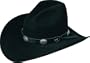 Bailey 2X Tombstone Wool Cowboy Hat 7 1/2 Black