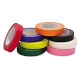 Chenille Kraft 4860 Colored Masking Tape Classroom Pack, 1 Inch x 60 Yards, Assorted, 8 Rolls/Pack