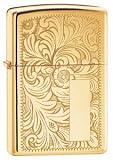 Zippo "Venetian" Design High Polish Brass Lighter, 352B