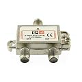 2-Way Coax Cable Splitter 2Ghz Cable TV Video HDTV